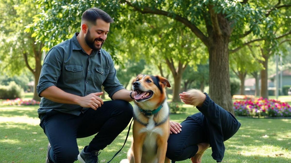 Cores e adestramento de cães