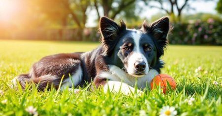 Cuidados com a saúde física do Border Collie envelhecendo