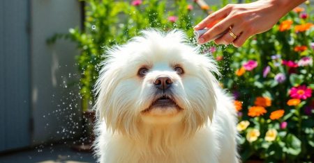 Cuidados com o pelo de cães úmidos