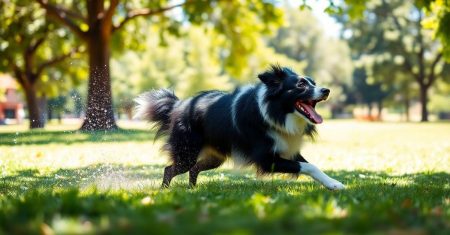 Cuidados essenciais para Border Collie no calor