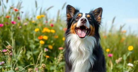 Dietas recomendadas para Border Collies saudáveis