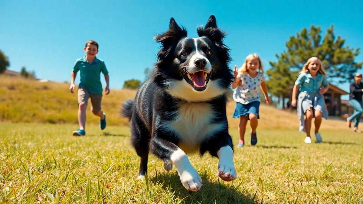 O Border Collie e a Interação com Crianças