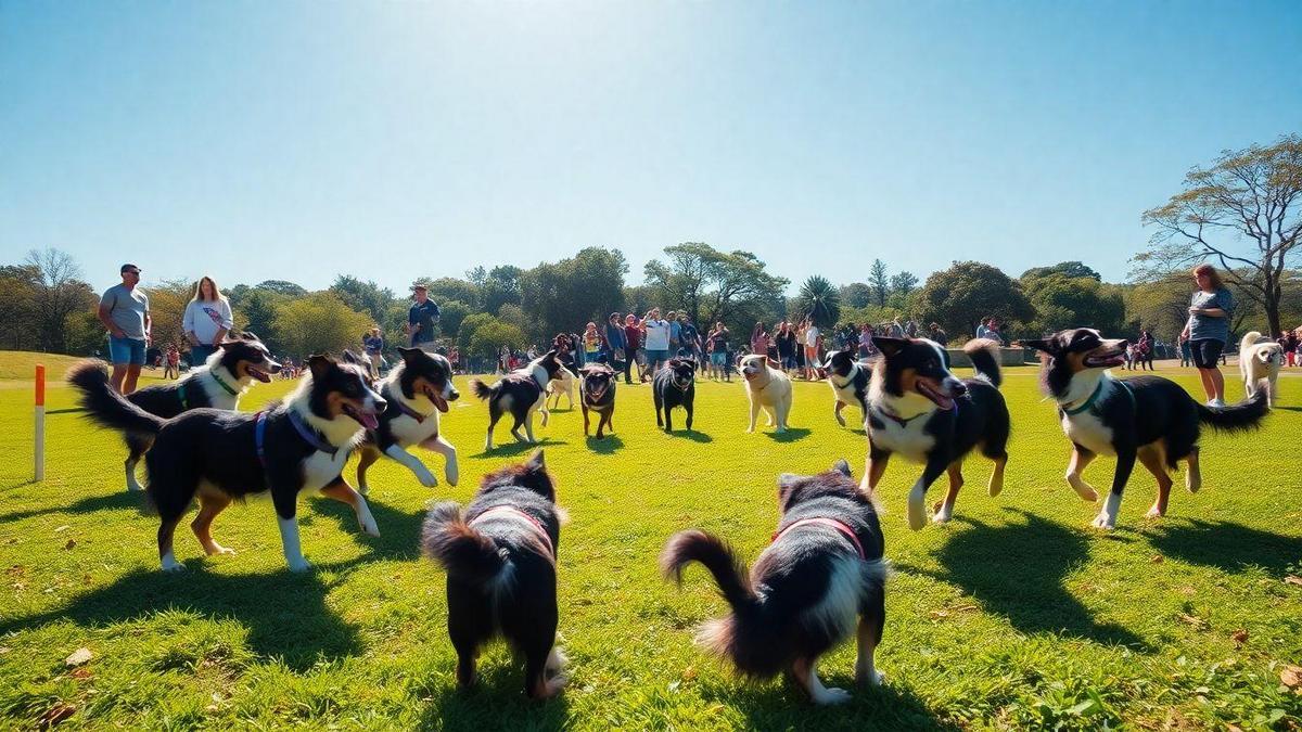 Socialização de Border Collies para Competição