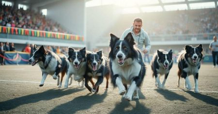 Treinamento de Border Collies para Competição Famosos