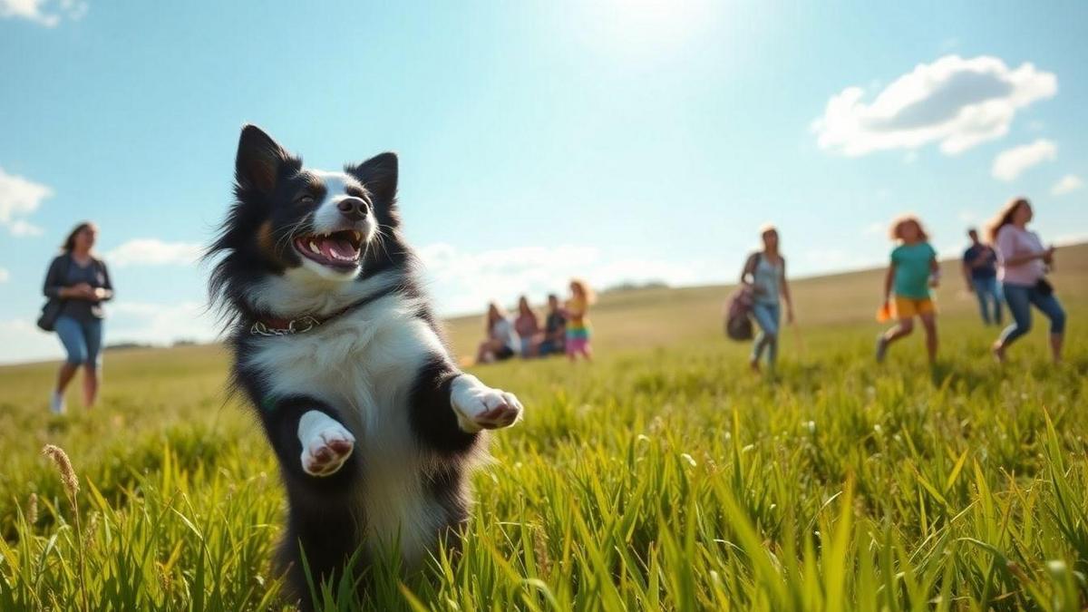 A Energia do Border Collie em Atividades ao Ar Livre