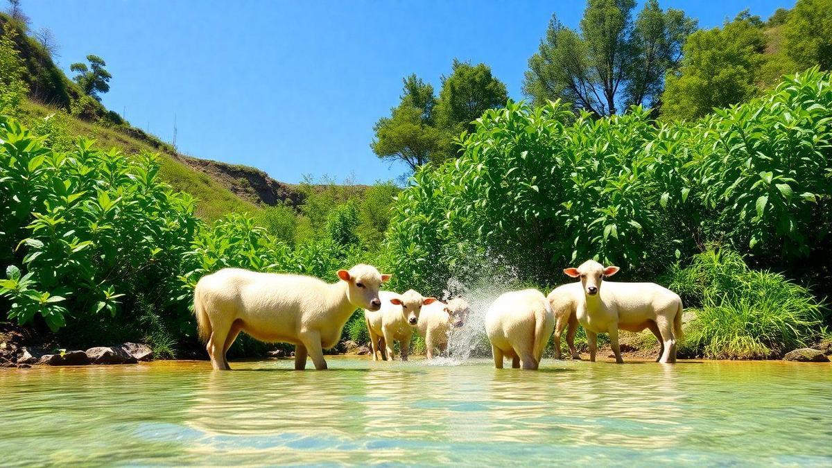 A Importância da Água para Ovelhas Saudáveis