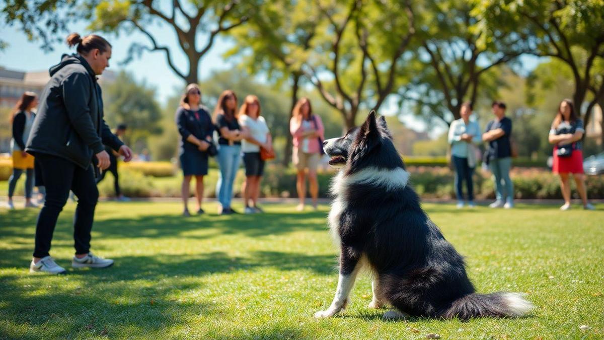 Adestramento de Border Collies em Áreas Urbanas