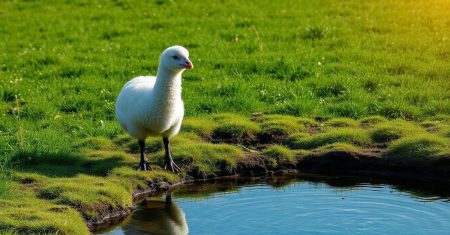 Água e nutrição para ovelhas saudáveis e fortes