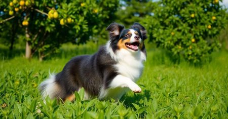 Alimentos antioxidantes para a dieta de Border Collies