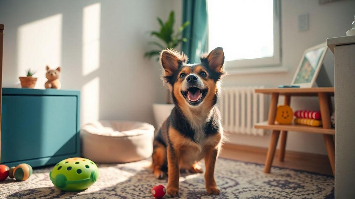 Atividades divertidas para cães em espaços pequenos