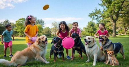 Atividades lúdicas para crianças com cães divertidos