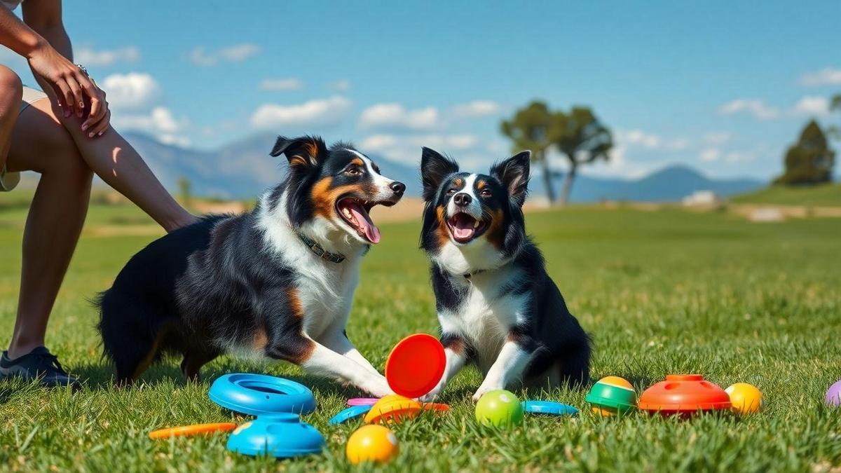 Brinquedos e Estímulos para Border Collies