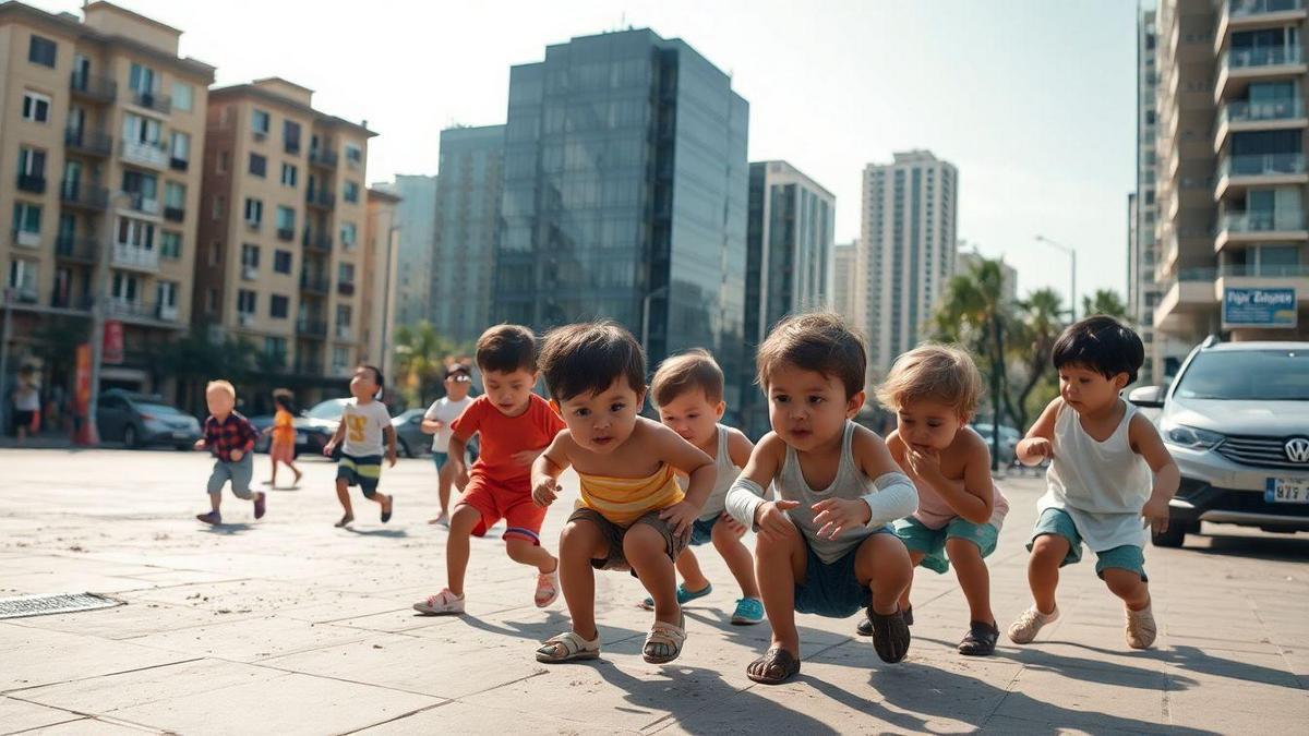 Comportamento de Filhotes e Desafios Urbanos