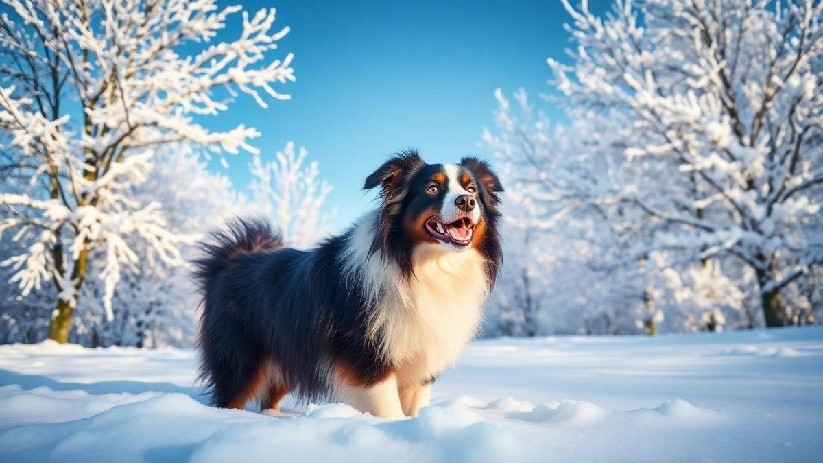 Cuidados com a pelagem do Border Collie no inverno