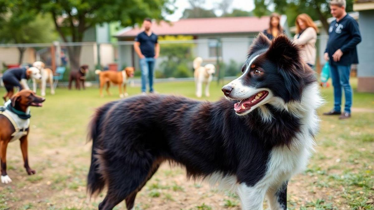 Desafios da socialização Border Collie