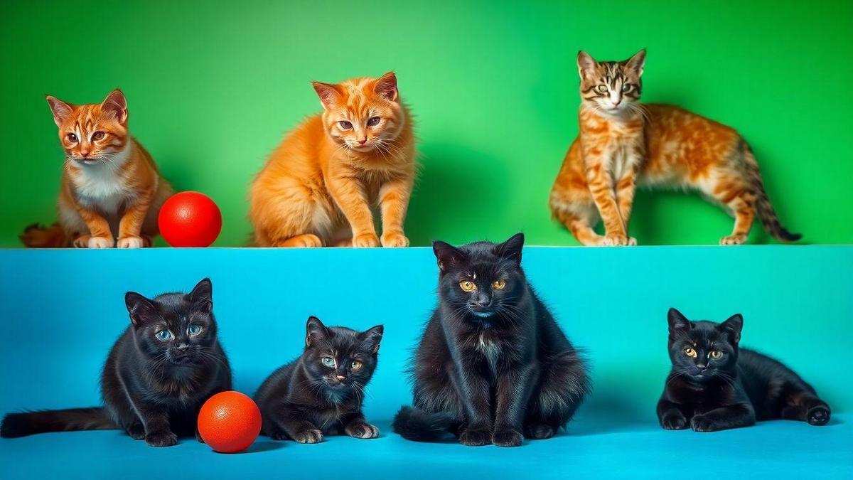 Efeitos das Cores na Atração de Gatos