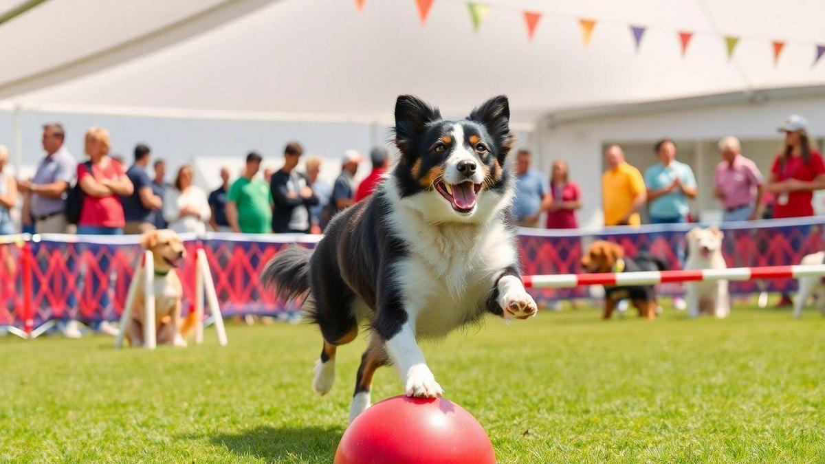 Eventos de Competição Canina e o Papel dos Border Collies