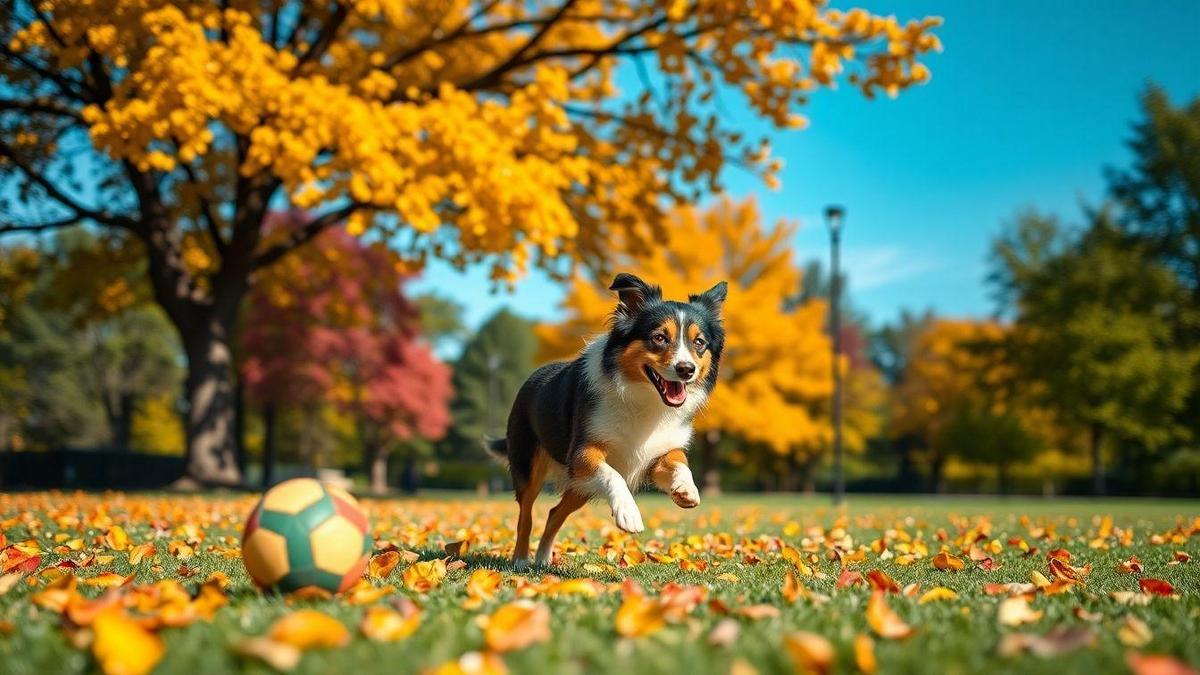 Exercícios para Border Collie no Outono