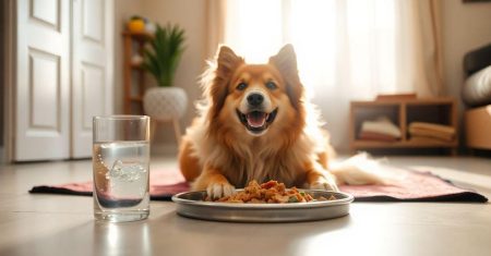 Importância do tamanho correto de pratos para cães