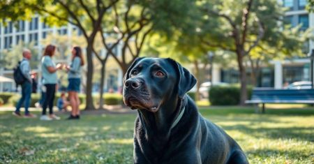 Truques avançados para cães de terapia na cidade