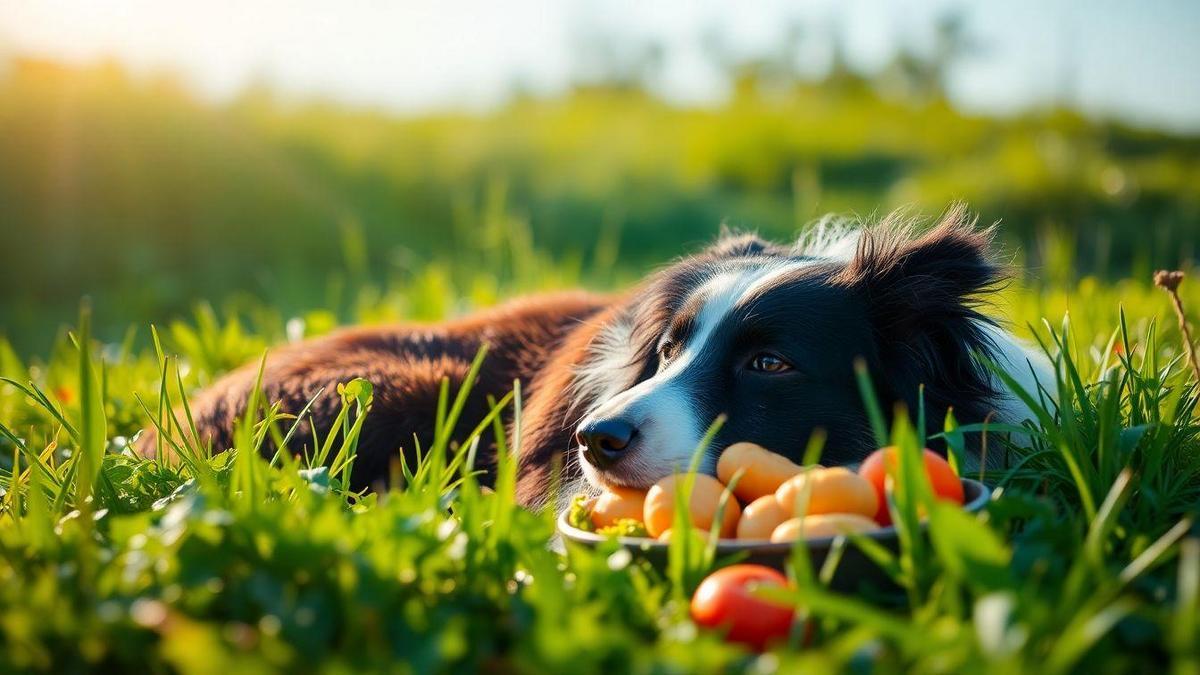A importância da nutrição na saúde física de Border Collies idosos