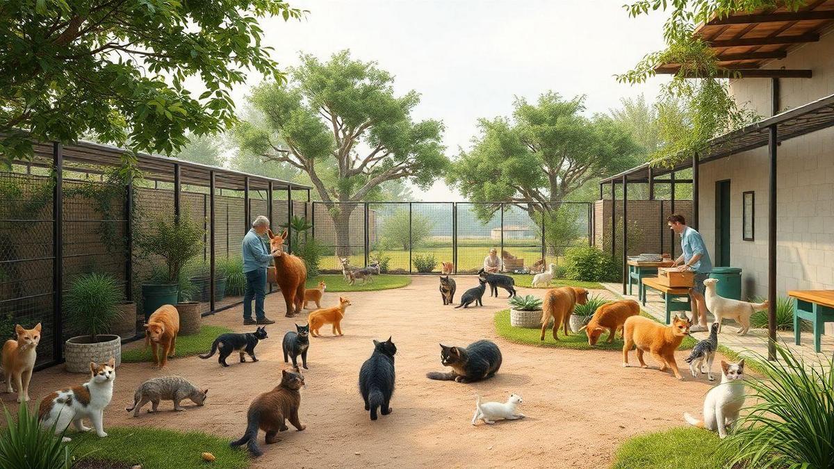 A recuperação de animais resgatados