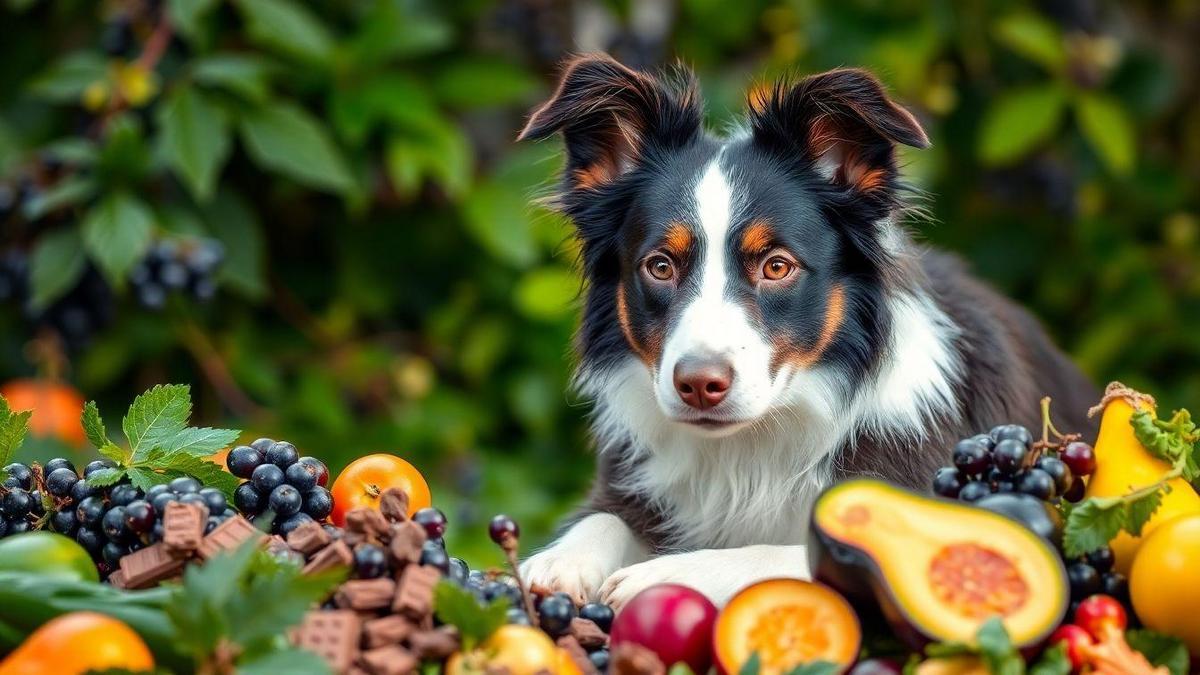 Alimentos a evitar na dieta do Border Collie