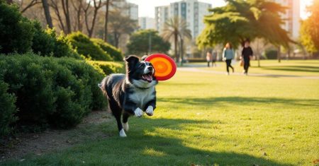 Atividades recreativas para Border Collie na cidade