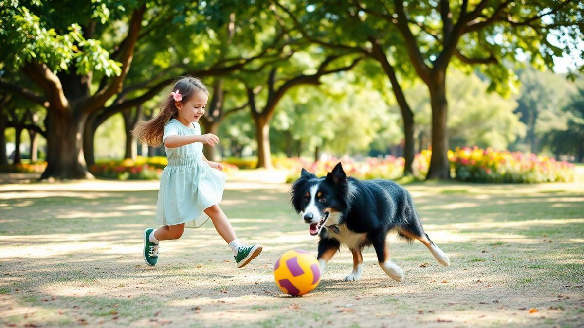 Benefícios de Ter um Border Collie Misturado com Crianças