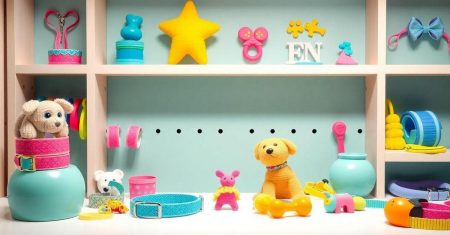 Cores mais populares para acessórios de pets