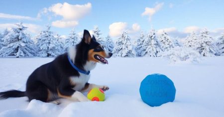 Cuidados sazonais em climas frios para Border Collie