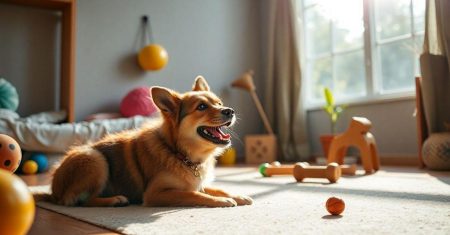 Desafios mentais para cães idosos que ajudam