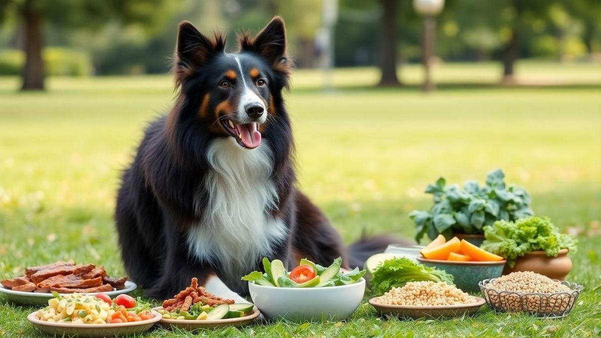 Dietas recomendadas para Border Collies adultos