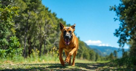 Esportes caninos de resistência em trilhas naturais