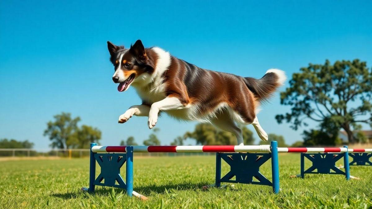 Habilidades de Agilidade dos Border Collies