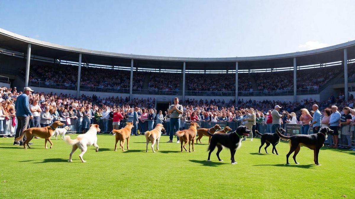 O Mundo das Competições de Cães