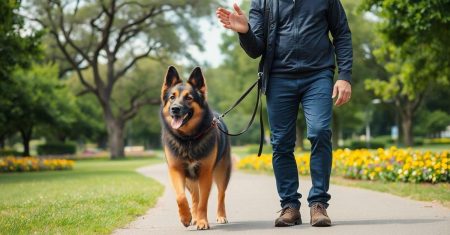 Treinamento de cães para passeios sem medo