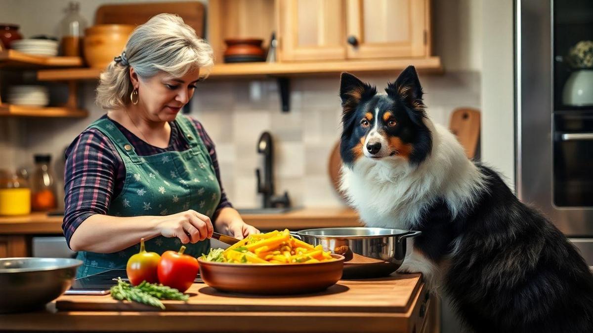 A Importância da Nutrição Criativa para Border Collies Idosos