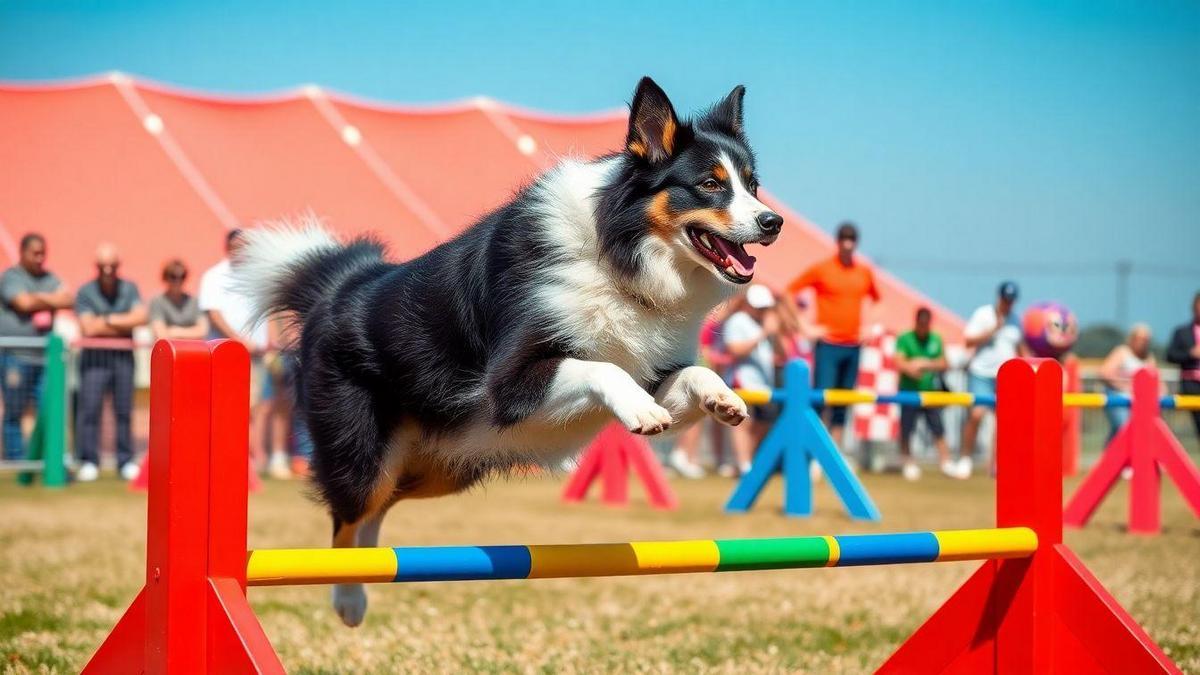 A Inteligência do Border Collie em Competições de Agilidade