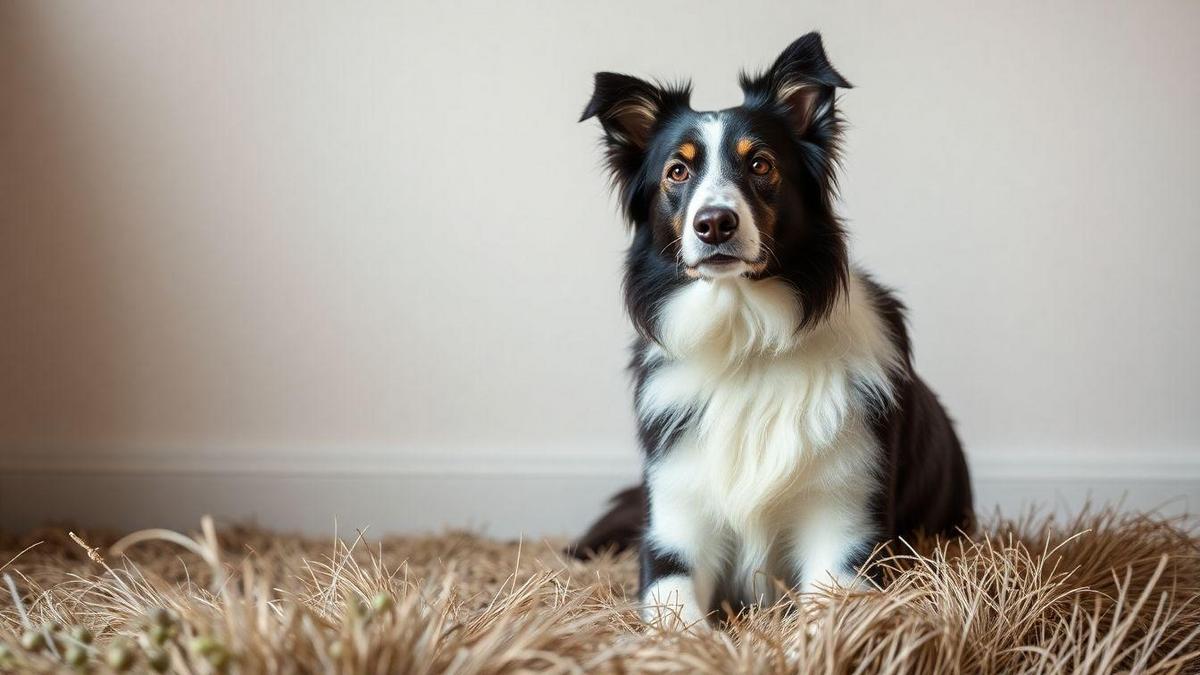 ajuste de dieta conforme estação para Border Collies idosos
