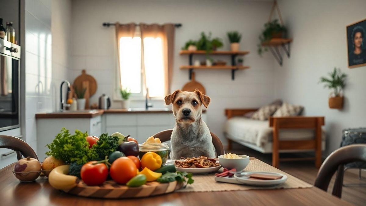 Alimentação adequada para cães idosos com mobilidade reduzida