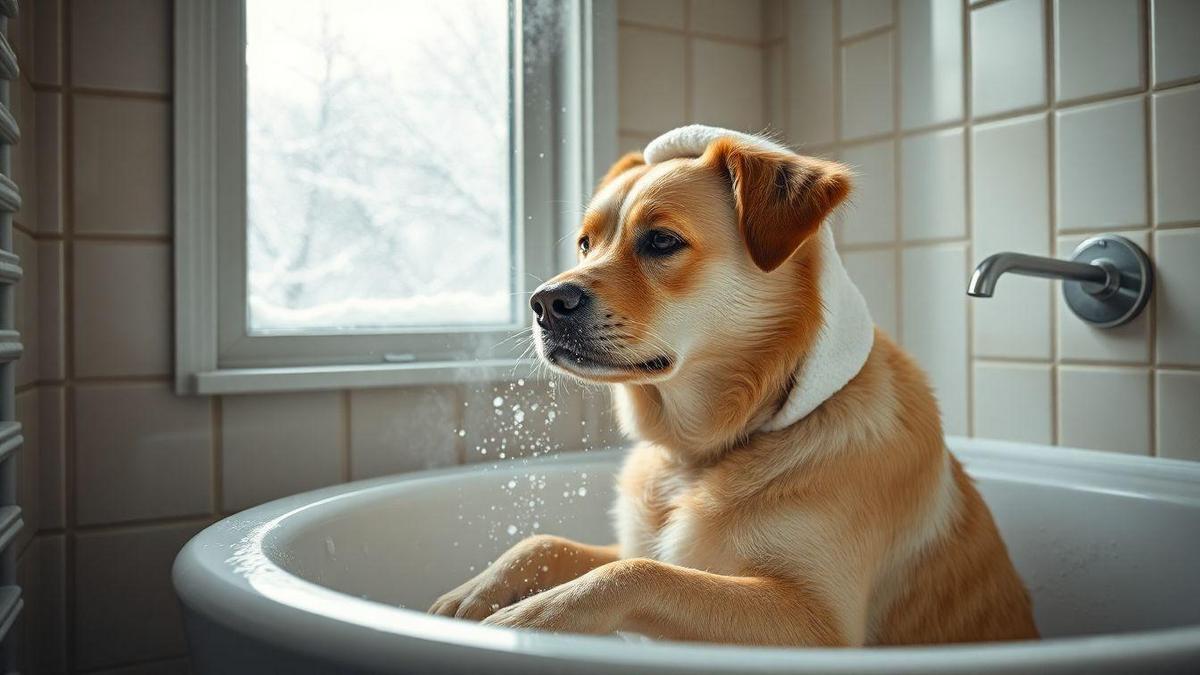 Banho no frio para cães: quando fazer e como evitar problemas