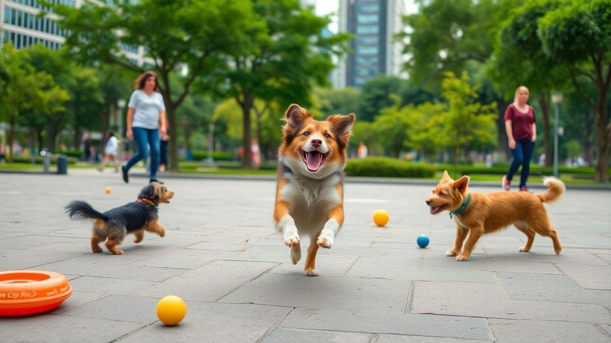 Brincadeiras criativas para cães em ambientes urbanos: O que são?