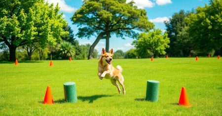 Brincadeiras interativas para cães ágeis