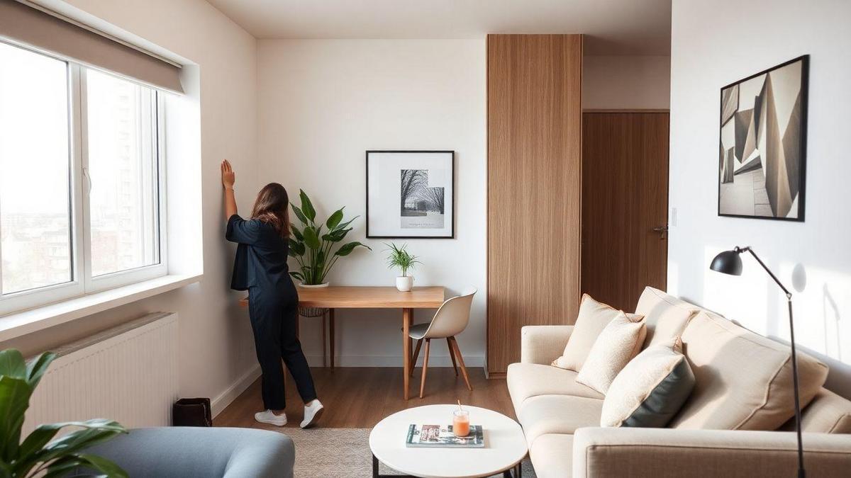 Como escolher móveis multifuncionais para espaços pequenos em apartamentos: medir e planejar seu espaço