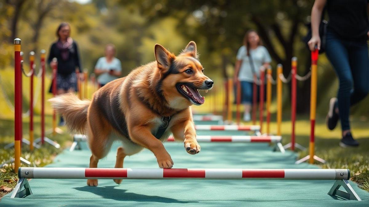 Competições de Agility para Cães com Mobilidade Reduzida