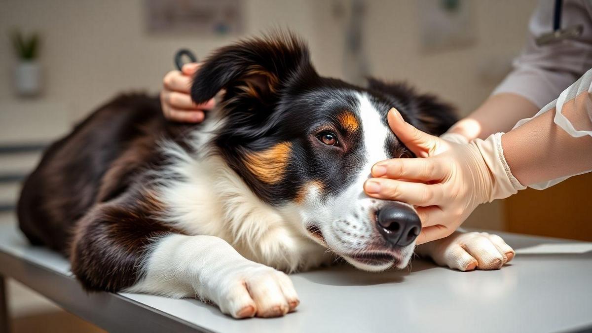Cuidados dermatológicos para Border Collie autoinmune: prevenir infecções e controlar prurido