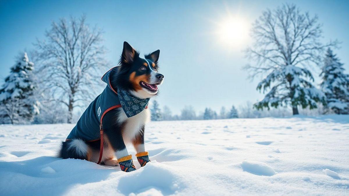 equipamentos-de-protecao-para-border-collie-no-inverno