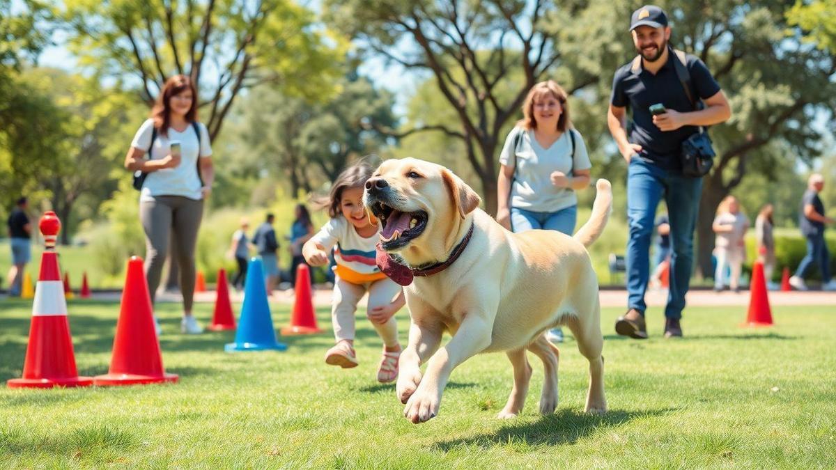 Exercícios para Cães de Terapia em Ambientes Diferentes