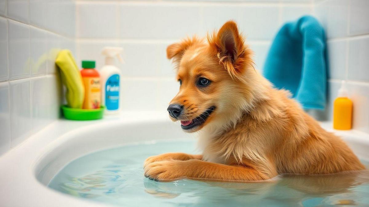 Jogos de Raciocínio para Estimular Cães Durante o Banho